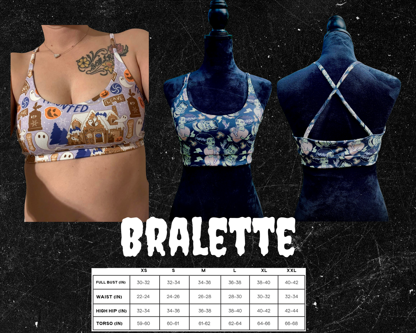 Bralettes Styles & Sizing