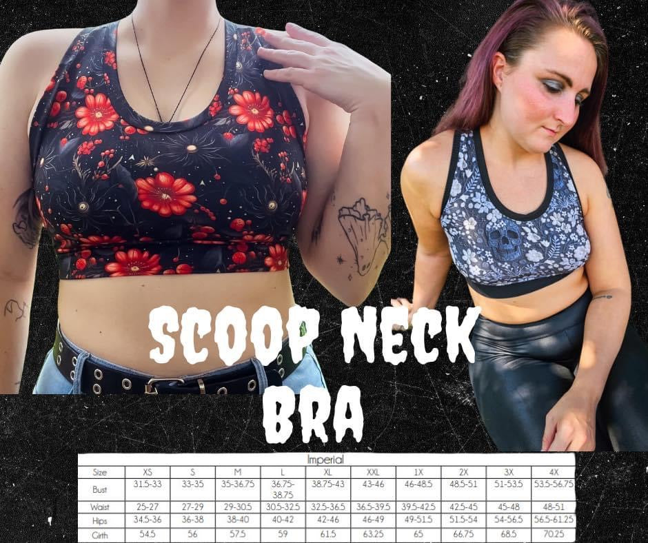 Scoop Neck Bra- CUSTOM ORDERS