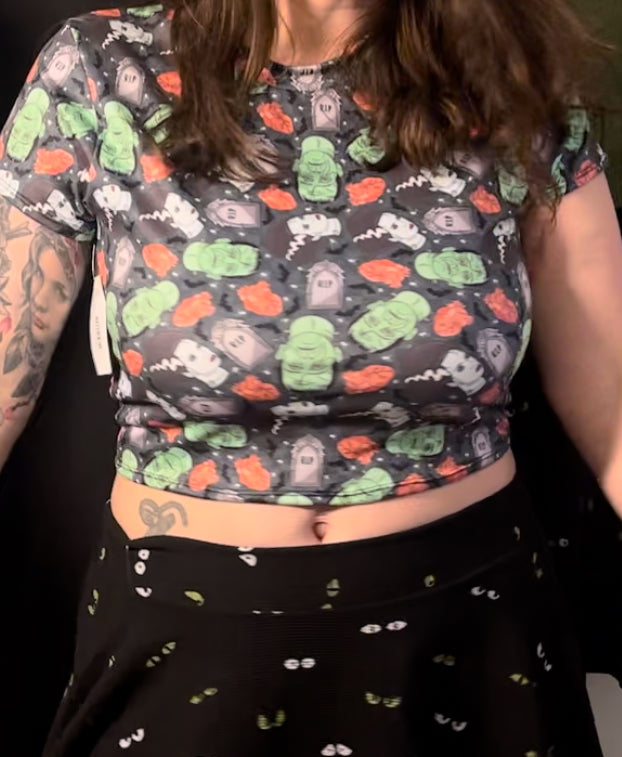 RIP Love Handmade Crop Tee