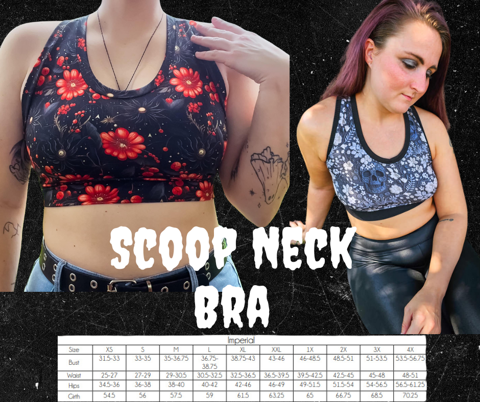 Scoop Neck Sizing