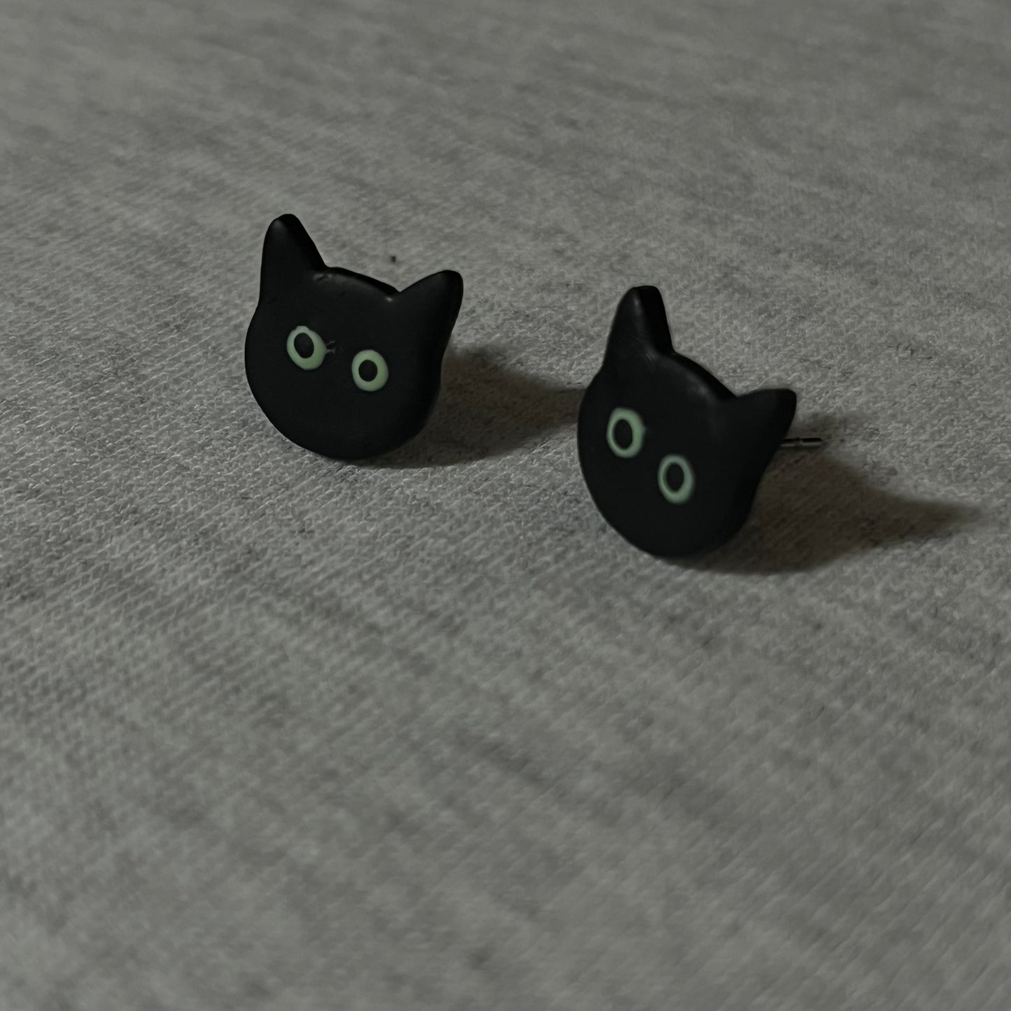 Black Cat Earrings