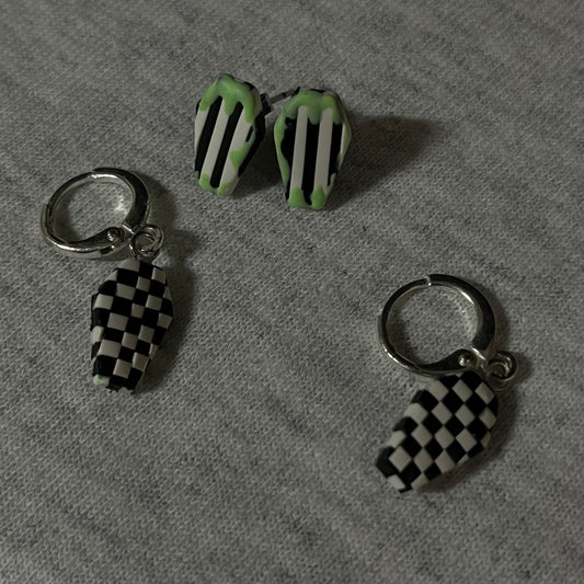 Coffin Earrings
