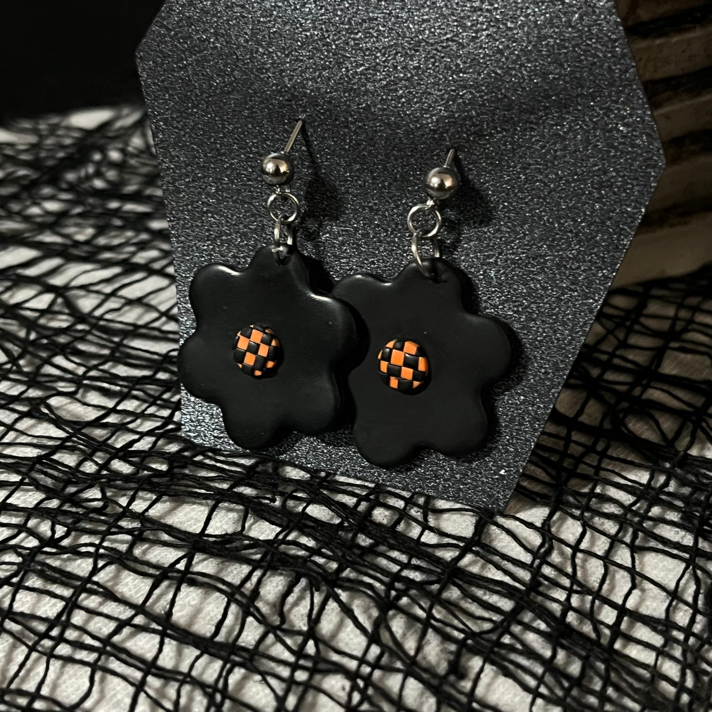 Spooky Flower Earrings
