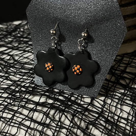 Spooky Flower Earrings