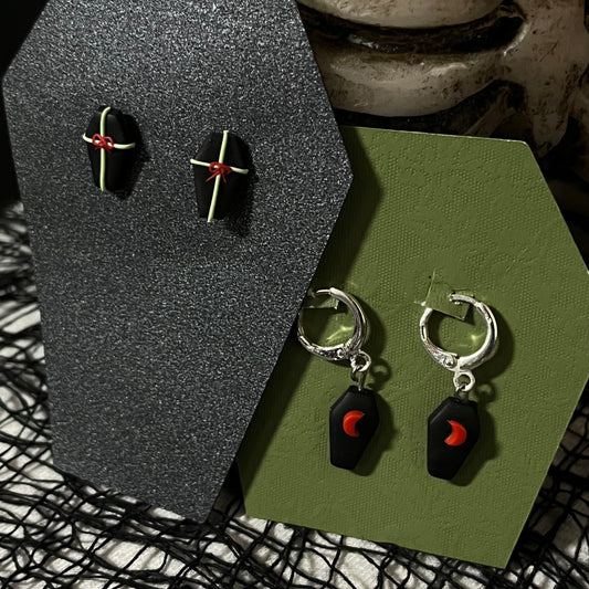 Coffin Present Earrings
